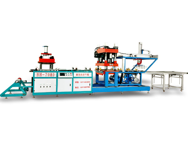BH-7080 Semi-automatic positive pressure thermoforming machine
